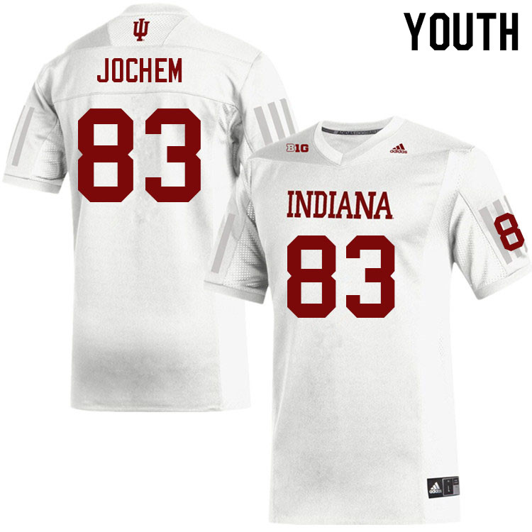Youth #83 Eli Jochem Layne Indiana Hoosiers College Football Jerseys Sale-White